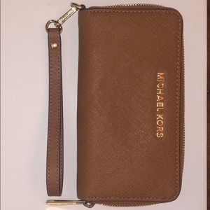 Michael Kori Wristlet Coin Wallet